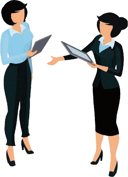 Pessoas utilizando a plataforma de licitações